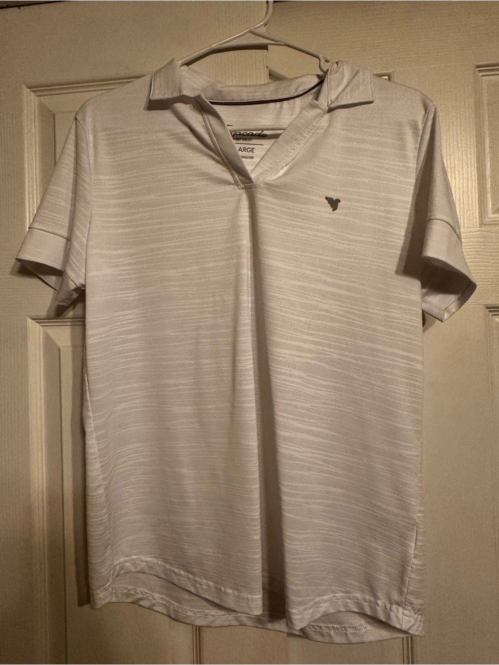 Macade Golf White women’s V-Neck Golf Shirt